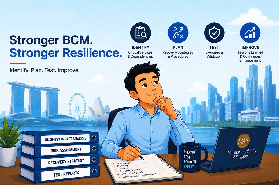 BCM Audit Findings for MAS-regulated financial institutions in Singapore
